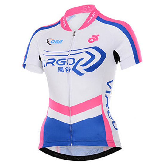 Mujer Maillot To the fore Tirantes Mangas Cortas blanco Y Rosa